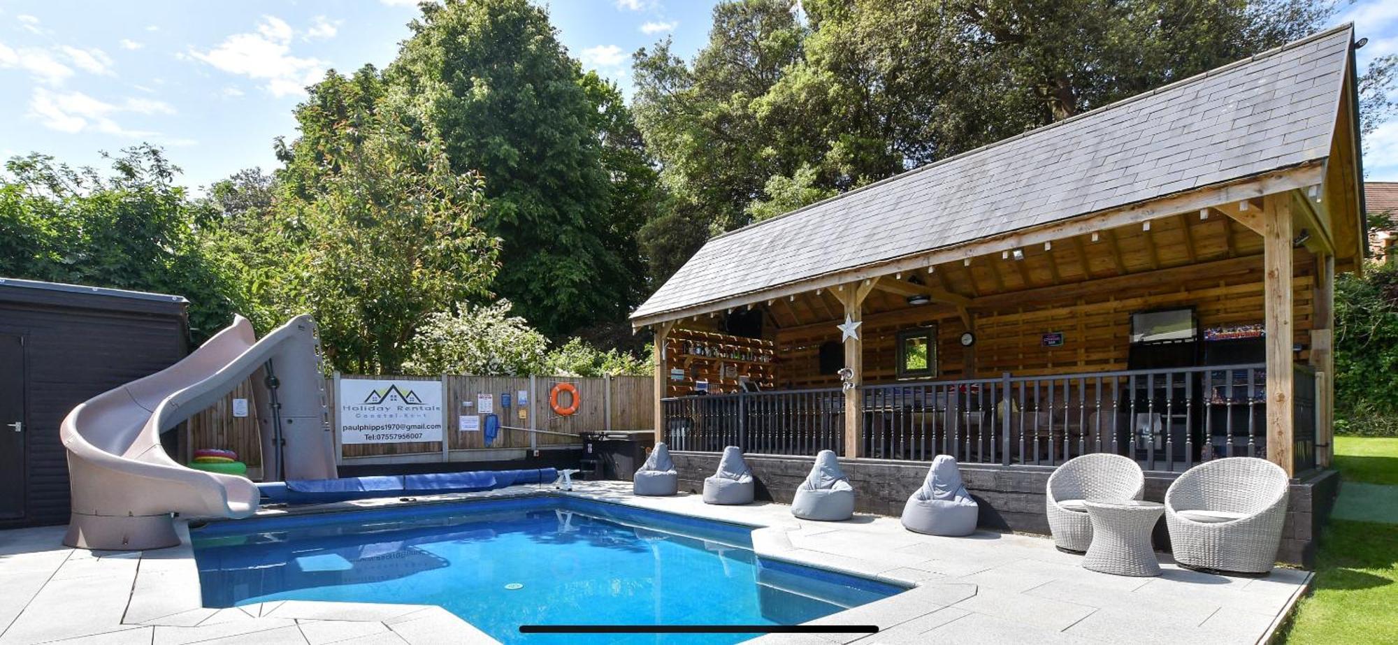 Villa Luxurious Oasis Relax 32C Pool, Jacuzzi Games Bar Deal Exterior foto